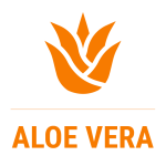 simbolo grafico arancione aloe pianta