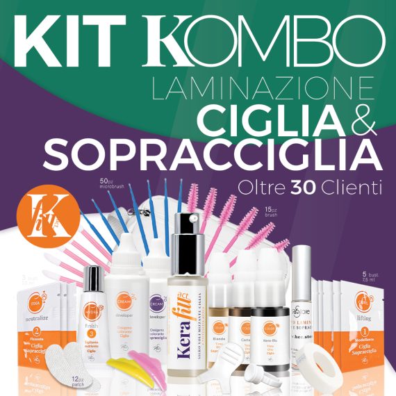 KIT Laminazione Ciglia e Sopracciglia Kombo
