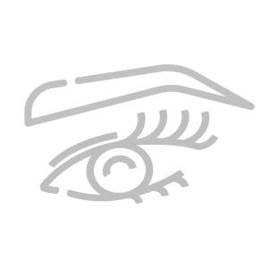 gri stilize kirpik ve kaş tasarımı