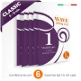 bustina bianca e viola per crema cosmetica con scritta Classic