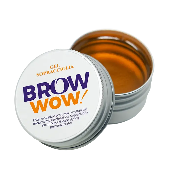 contenitore color argento cosmetico rotondo con tappo aperto