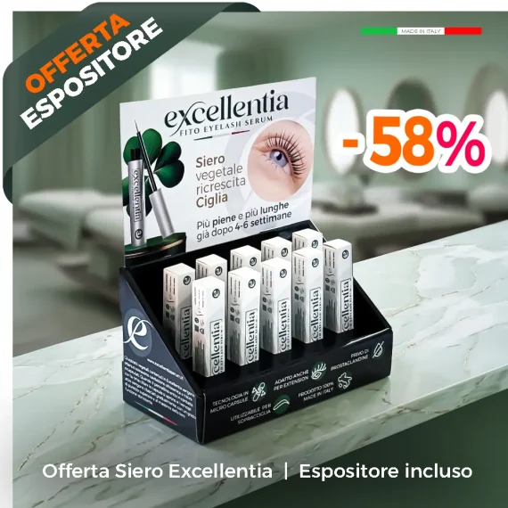 Espositore Sieri Ciglia Excellentia