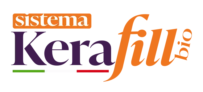 scritta kera viola e fill arancio con riquadro sopra scritta Sistema