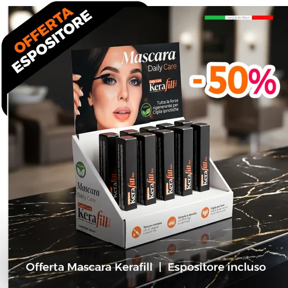 Espositore Mascara Kerafill Daily Care