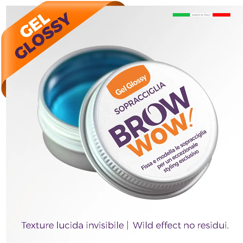 vesetto color argento aperto con prodotto azzurro trasparente dentro