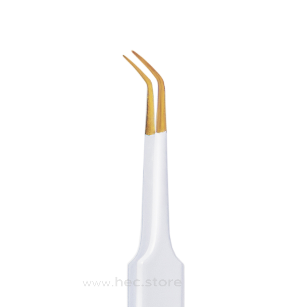 pinzetta semicurva angolo 45