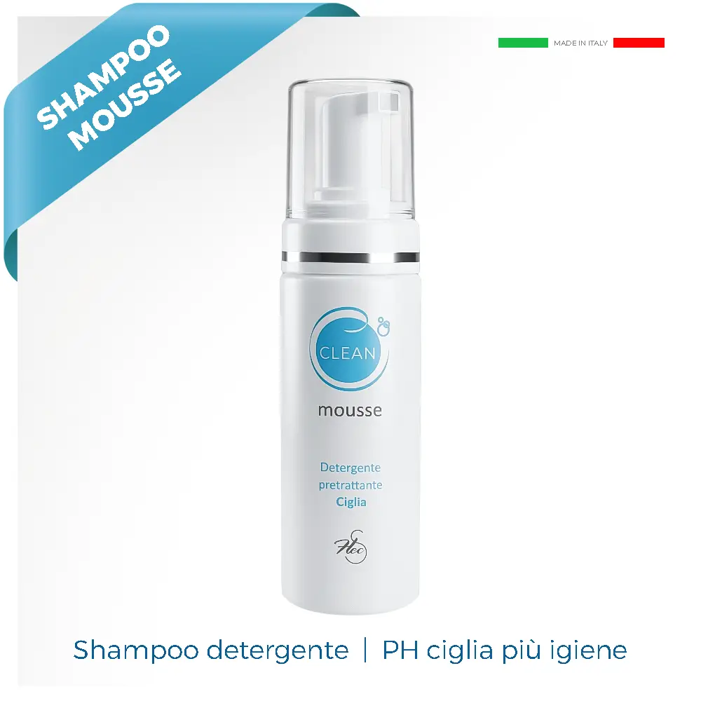 contenitore in piedi cosmetico bianco con logo azzurro al centro